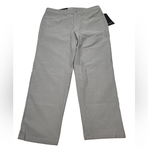 lululemon athletica Other - Lululemon ABC Pant Relaxed Fit Crop Pant Utilitech Fabric Seal Gray Size…